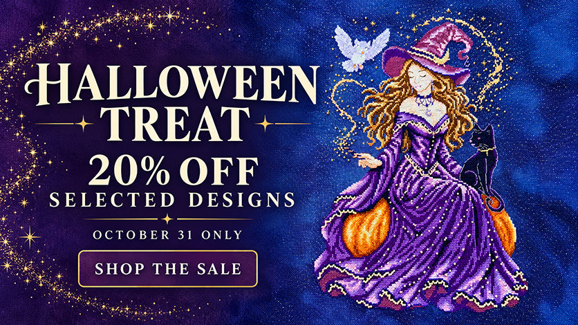 Halloween Treat: 20% off selected designs on October 31 only