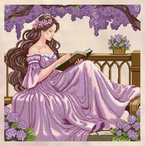 cross stitch purple dress Fair Trade Kids Clothes